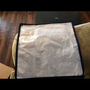 Large clear front flat pocket